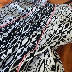 Boho cute printed one piece bathing suit